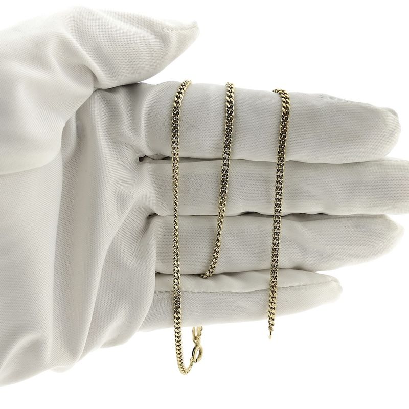 Image 3 of Gold gourmet link chain | 50 cm