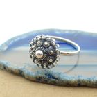 Image 2 of Silver ring with Zeeland button