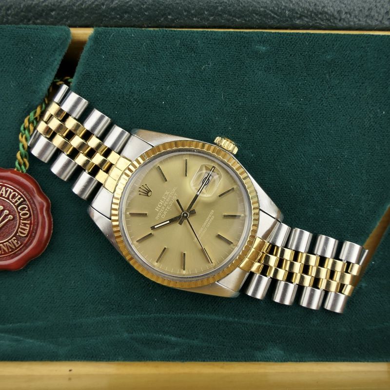 Image 23 of Rolex Datejust 36mm 'Ghost Dial' 16013; Vintage automatic watch