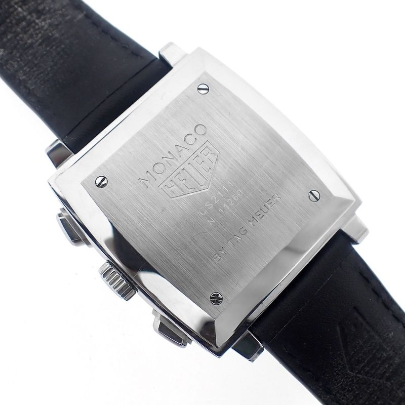 Image 8 of Heuer Monaco; Chronograph men's watch