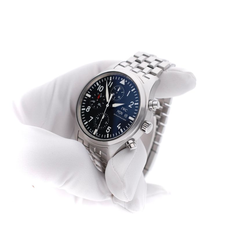 Image 12 of IWC Pilot's Chronograph 41mm IW371704; Automatic Men's Watch