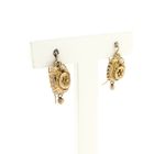 Image 4 of Gold stud earrings with pearl | Antique/vintage
