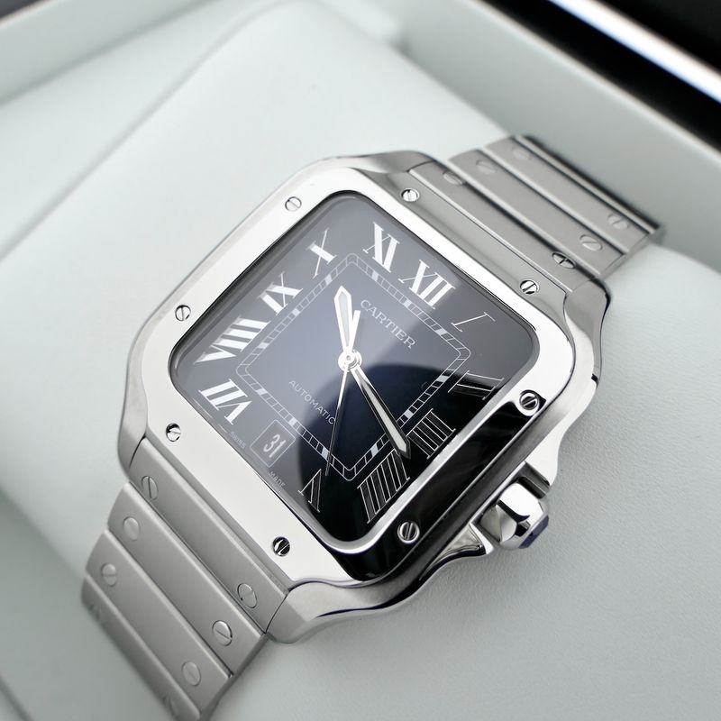 Image 18 of Cartier Santos 'Large' 4072 WSSA0018; Automatic men's watch