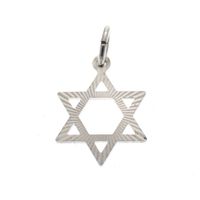 Silver charm; Star of David