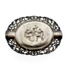 Image 4 of Silver ashtray with festive scene