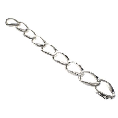 Image 2 of Sturdy silver gourmet bracelet | 21 cm