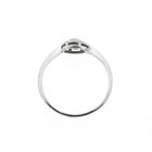 Image 5 of Vintage white gold solitaire ring with diamond | 0.07 ct.