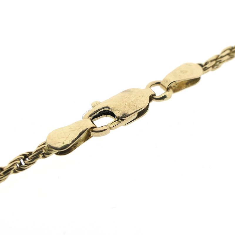 Image 5 of Gold twisted link bracelet | 20 cm