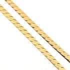 Image 5 of Golden Cardano Link Necklace with Sapphires and Diamonds; 8.47 ct.