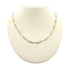 Image 5 of Two-tone gold fantasy link necklace