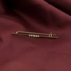 Image 8 of Vintage gold brooch with cultured pearls