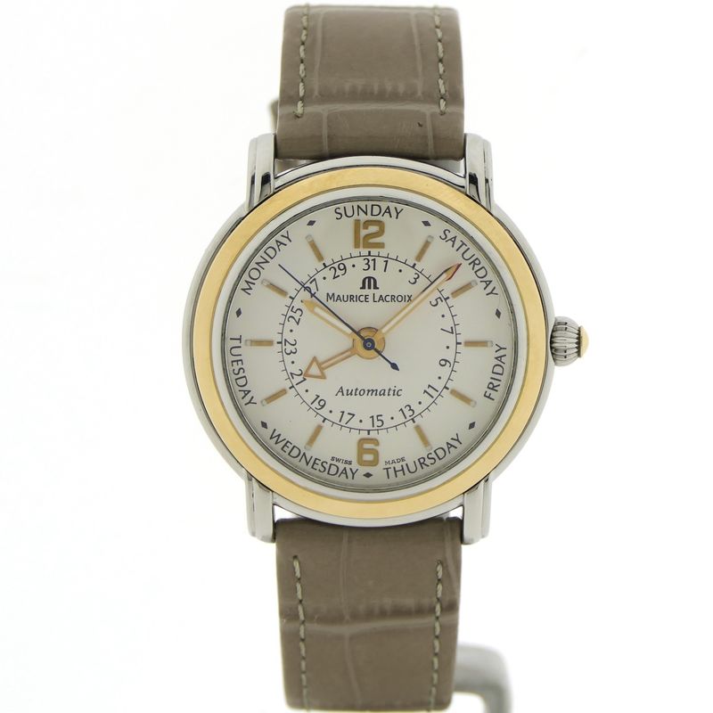 Image 1 of Maurice Lacroix Masterpiece 'Clinq Aiguilles' 27857; Automatic 18k. gold/steel watch