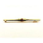 Image 4 of Antique gold brooch with diamond and ruby