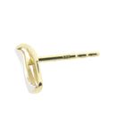 Image 10 of Two-tone gold stud earrings