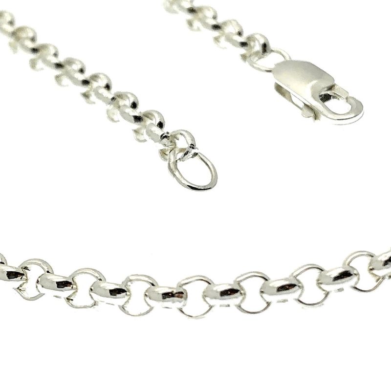 Image 2 of Silver long jasseron necklace | 70.5 cm