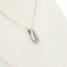 Image 9 of White gold pendant with zirconia