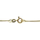 Image 5 of Gold thin gourmet link necklace | 57.5 cm