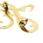 Image 5 of Gold letter brooch; letter H