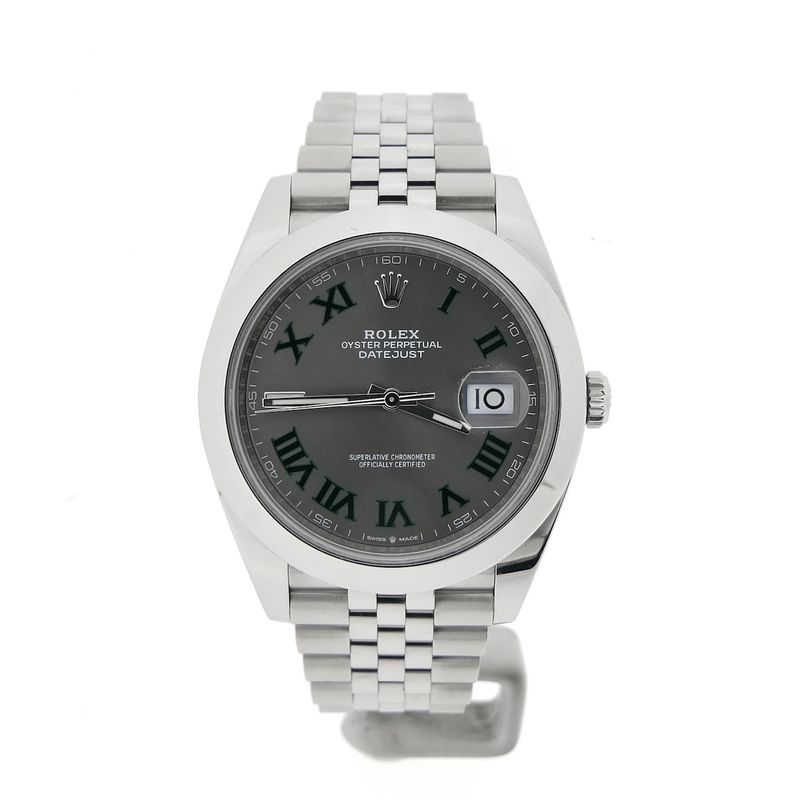 Image 1 of Rolex Datejust 41mm 'Wimbledon' 126300; Automatic men's watch