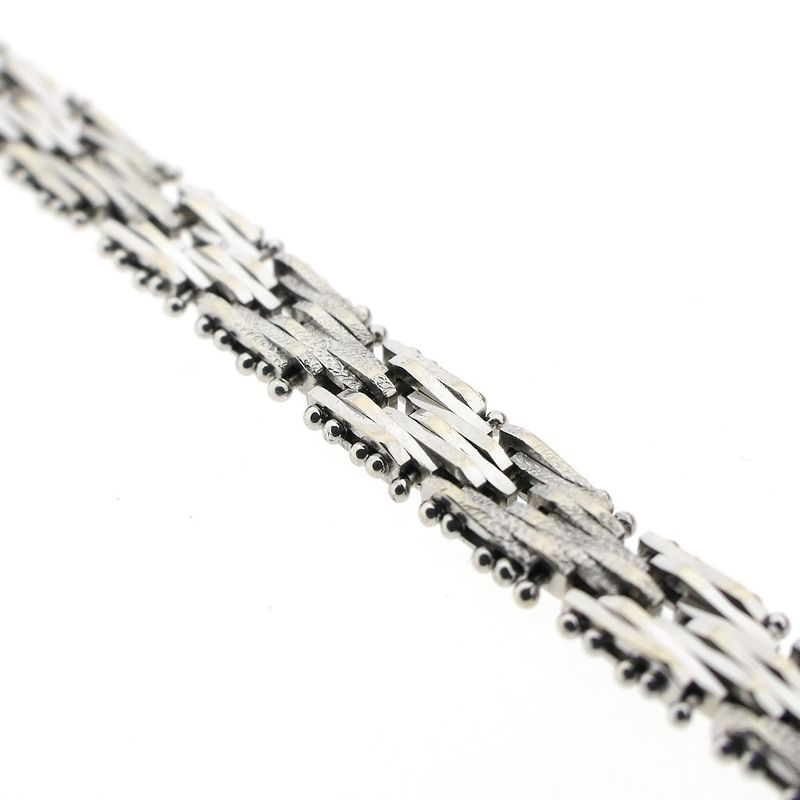 Image 3 of White gold fantasy link bracelet