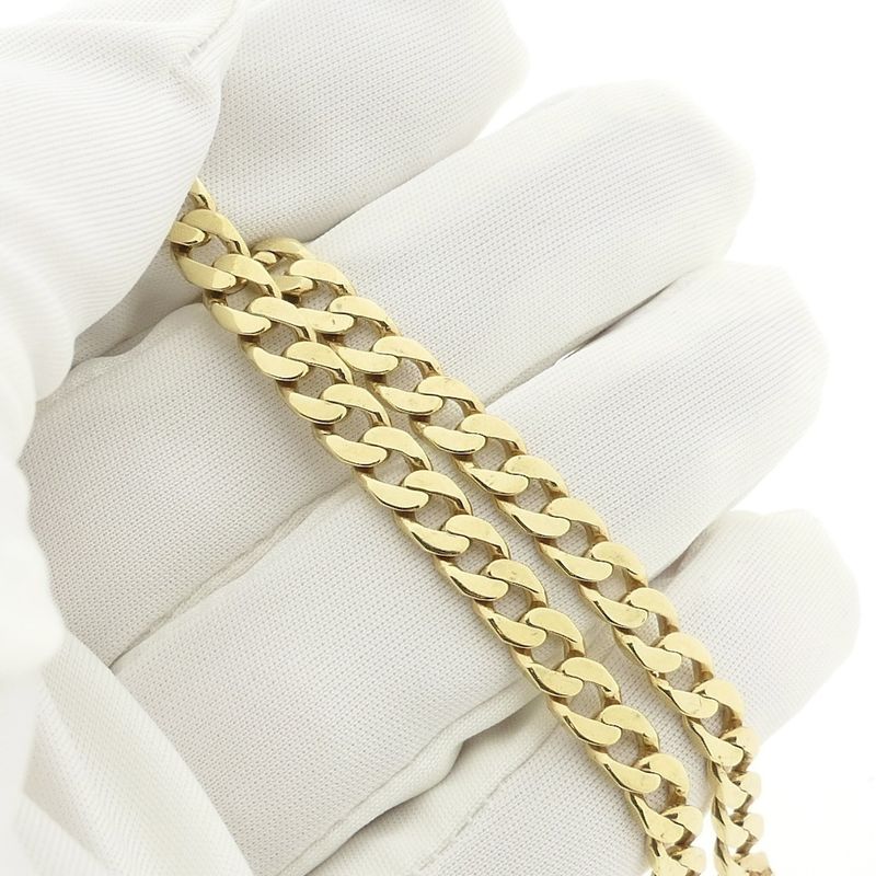 Image 6 of Solid gold gourmet link bracelet | 21.5 cm