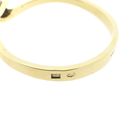 Image 8 of Golden solitaire ring with zirconia