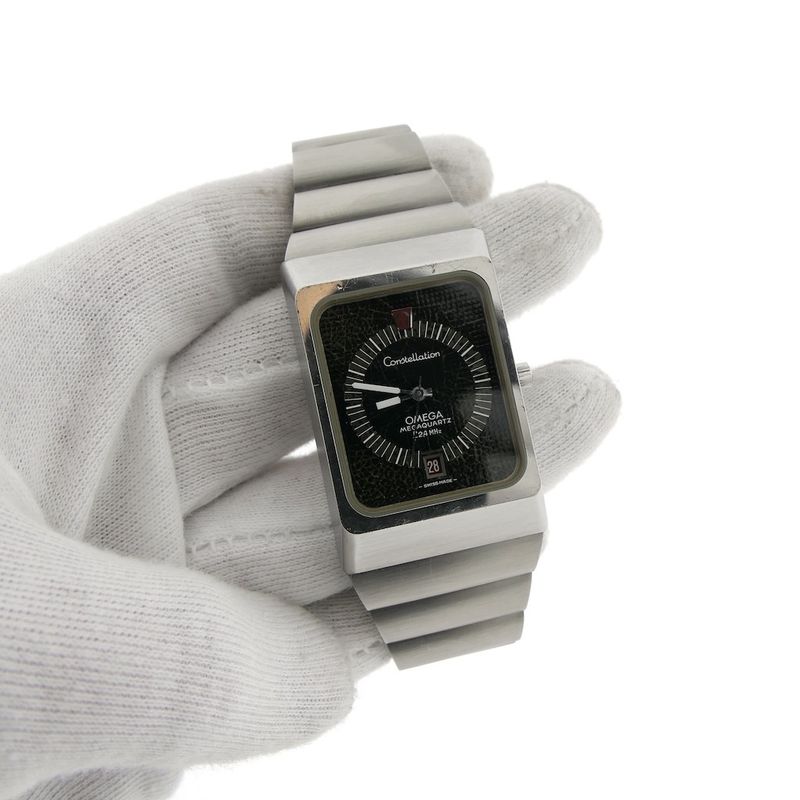 Image 4 of Omega Constellation Megaquartz f2,4Mhz; Vintage herenhorloge