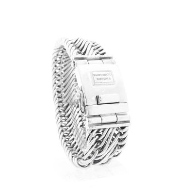 Image 1 of Silver Buddha to Buddha bracelet; Edwin Big XL