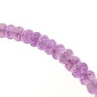 Image 6 of Gold beaded bracelet with pink sapphire | 19 cm