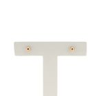 Image 1 of Rose gold stud earrings | Blush