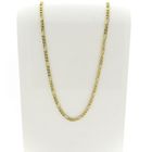 Image 1 of Gold Figaro link chain | 60.5 cm