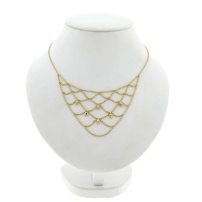 Image 1 of Gold Necklace with Ball Link; 14 Karat; 40 cm