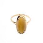 Image 5 of Gold ring with yellow tiger's eye | Vintage