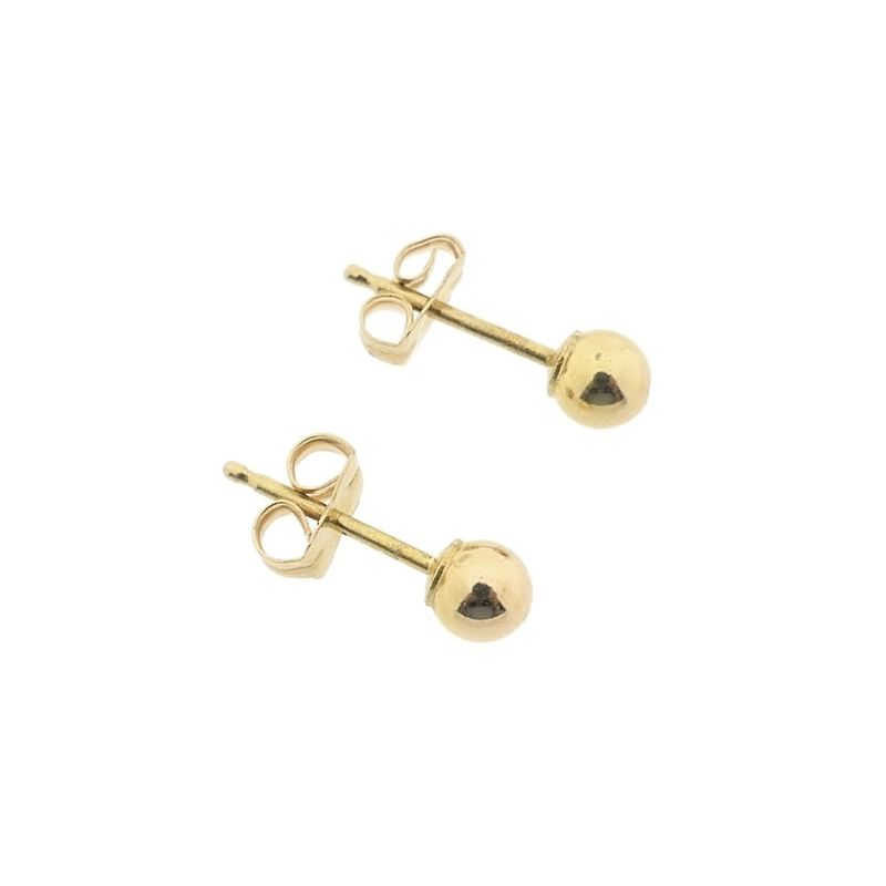 Image 7 of Gold ball stud earrings