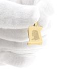 Image 10 of Gold pendant of the face of Jesus on parchment