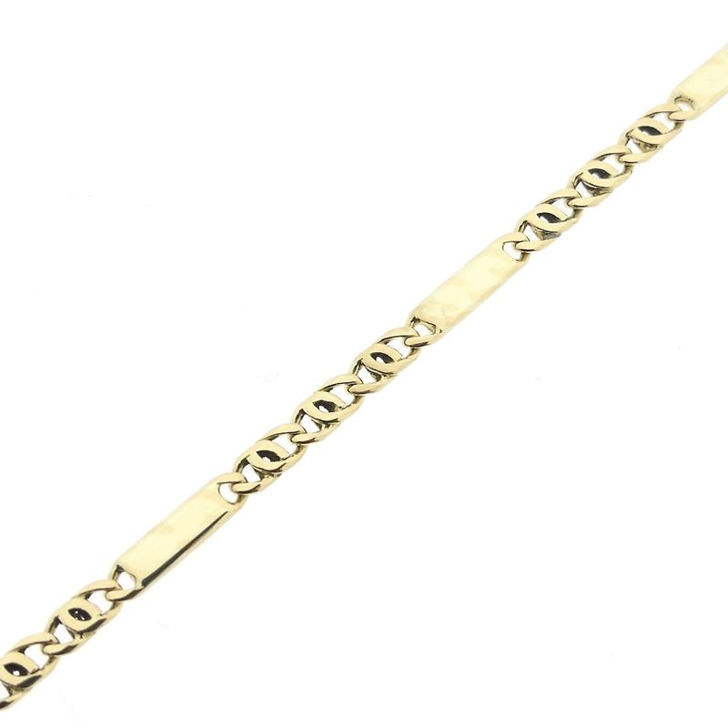 Image 8 of Gold navy link bracelet | 19 cm