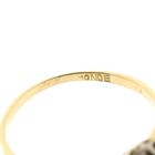 Image 7 of Diamond gold solitaire ring with zirconia