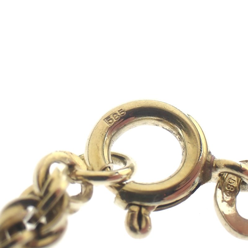 Image 6 of Gold twisted link chain | 45 cm