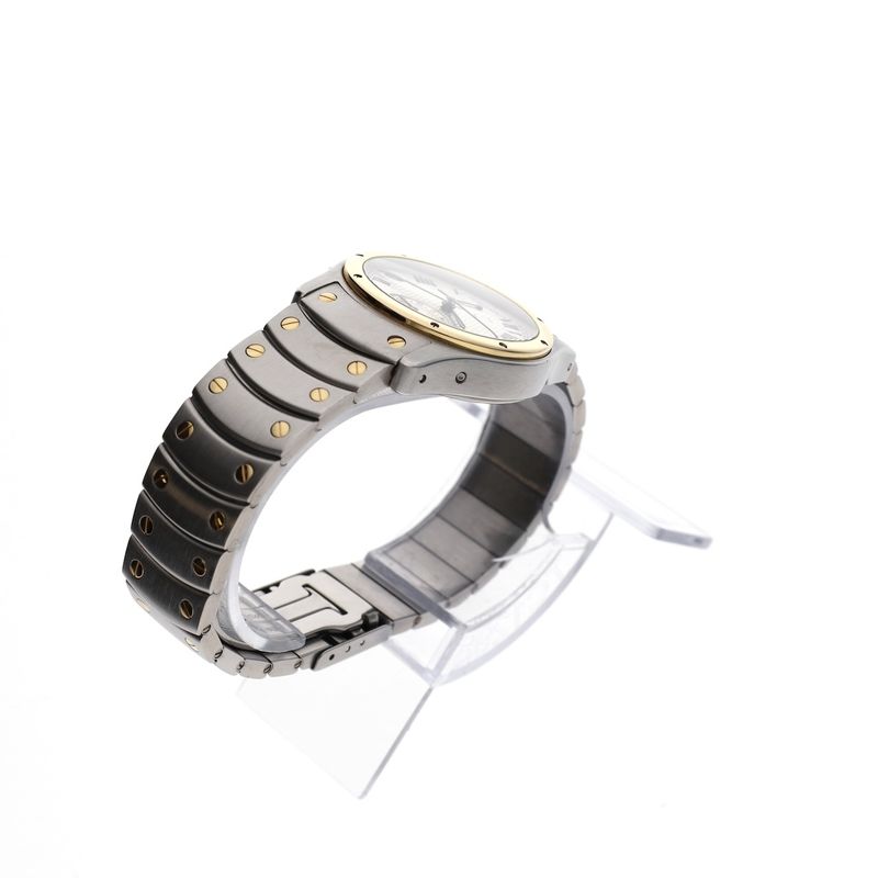 Image 12 of Cartier Santos Ronde Aviator '150 Years Limited Edition' W20038R3; Automatic watch with GMT