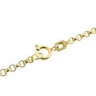 Image 4 of Gold jasseron link necklace | 46 cm