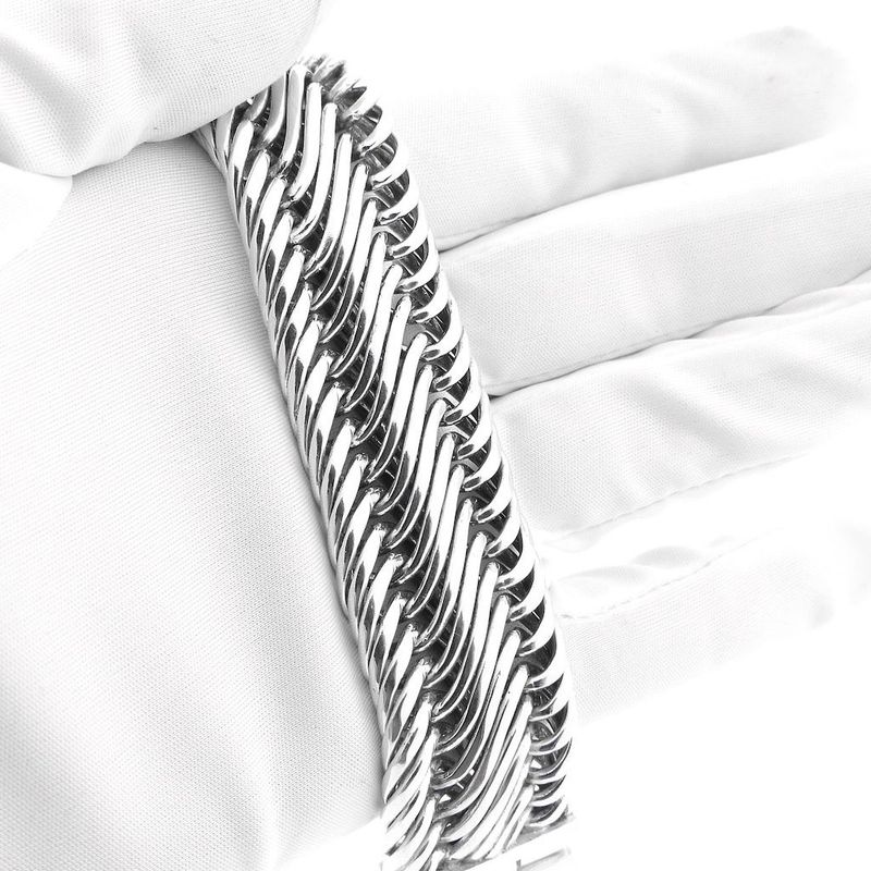 Image 8 of Silver Buddha to Buddha bracelet; Edwin Big XL