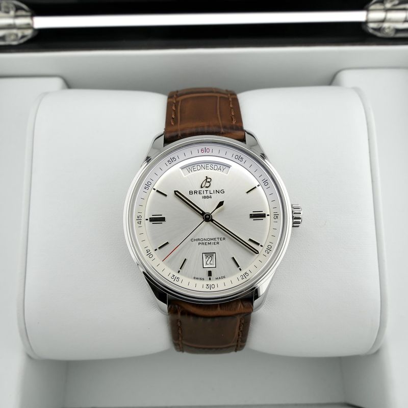 Image 19 of Breitling Premier Day Date A45340; Automatic men's watch