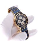 Afbeelding 9 van Eterna Airforce Galaxis Moonphase 850.4386.68; Vintage 18k. Gouden Heren Horloge