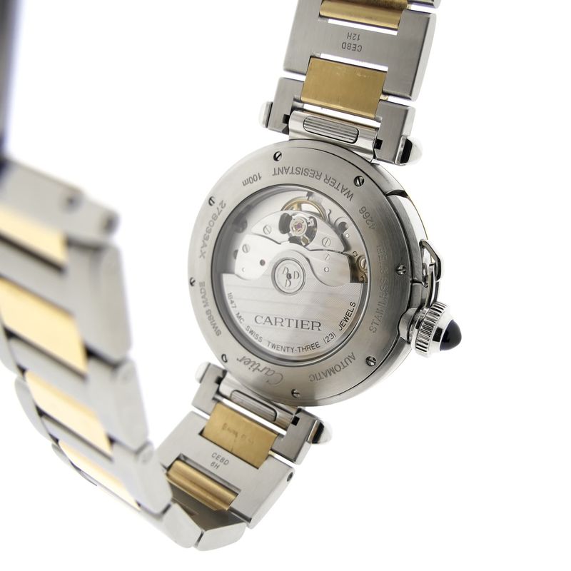 Image 11 of Cartier Pasha De Cartier W2PA0009; 18k gold/steel men's watch