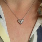 Image 8 of White gold Tiffany & Co. 'Etoile' necklace with a heart pendant and diamond; 0.15 ct. | 41.5 cm