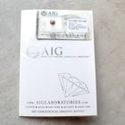 Image 4 of 1.15 ct. Rose cut diamond Orange brown N/A + AIG Certificate