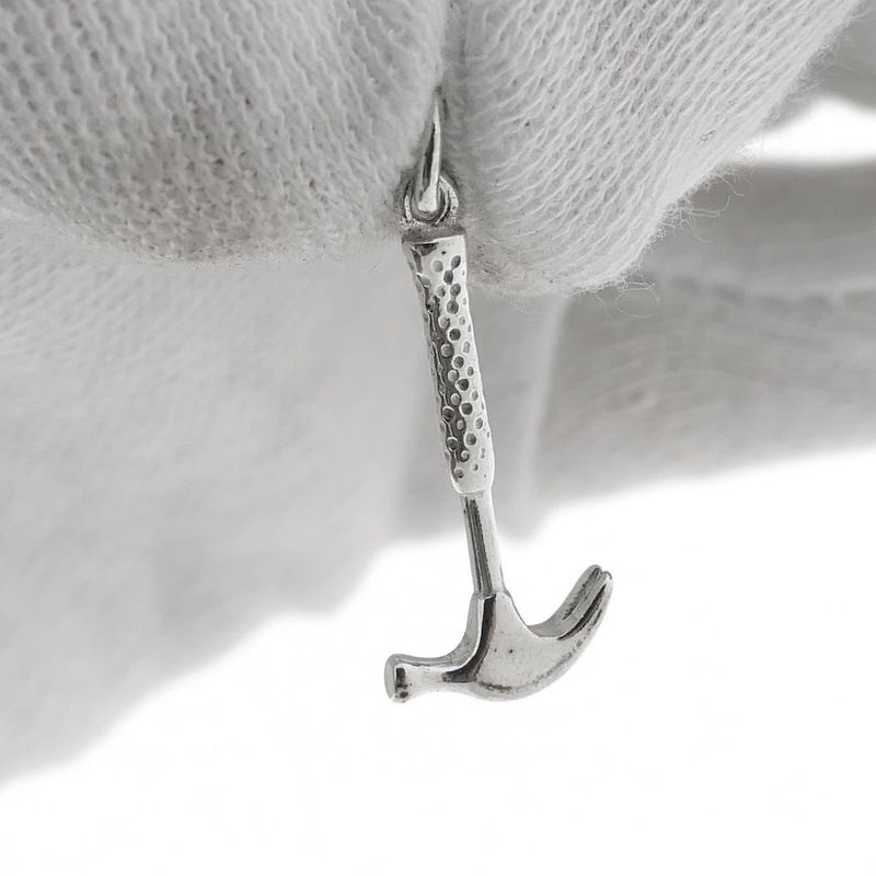 Image 1 of Silver charm; Claw hammer