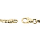 Image 5 of Gold flat gourmet link chain