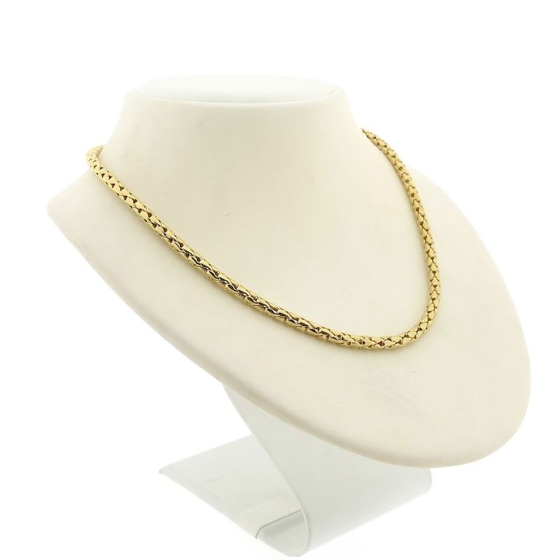 Image 3 of Golden fantasy link necklace | 42 cm