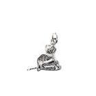 Image 1 of Silver charm; Monkey on a stick